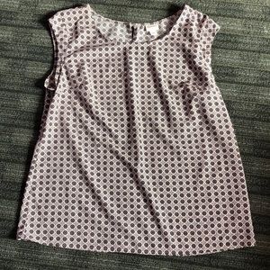 Merona Large purple pattern blouse brand new